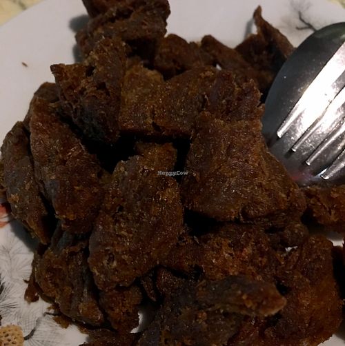 One of the Non-Meat ";Meats"; at Natural Health Care and Vegetarian Cuisine in Butuan City