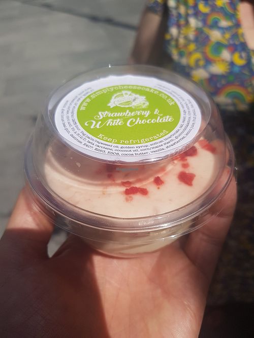 Strawberry and white chocolate cheesecake 😋 at Simply Cheesecake in Gateshead