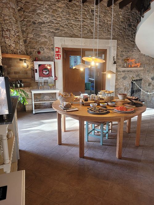 Breakfast Buffet at Curolla Petit Hotel in Mallorca