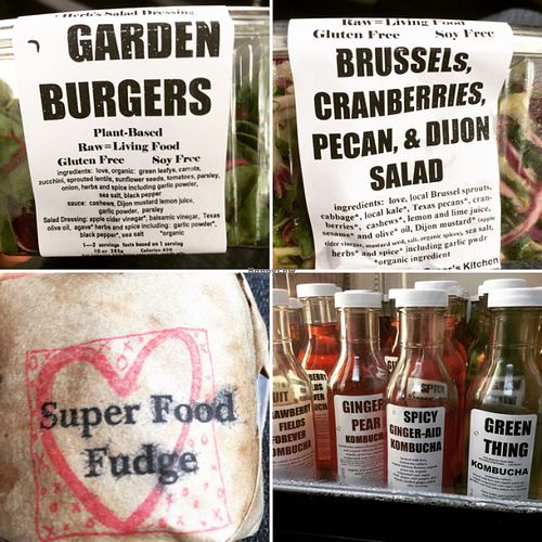 the food selection  at Pat Greer's Kitchen in Houston