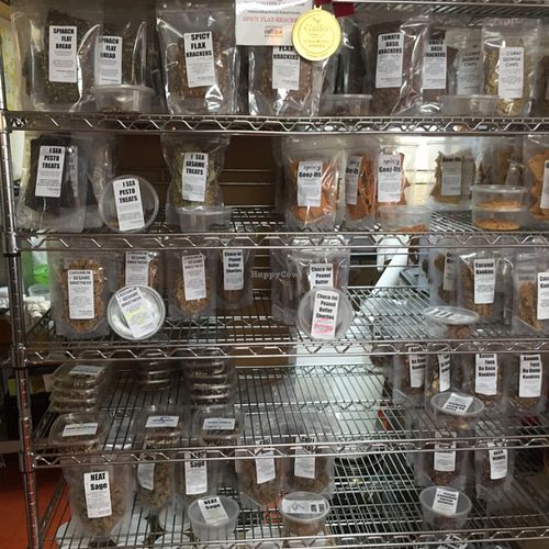 dehydrated goods selection at Pat Greer's Kitchen in Houston