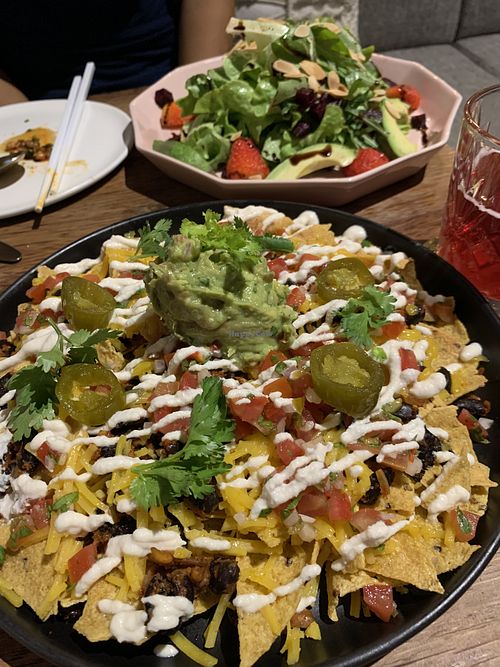 Nachos were awesome! at Vistro in Bangkok