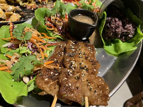 Super authentic mock meats  at Vistro in Bangkok