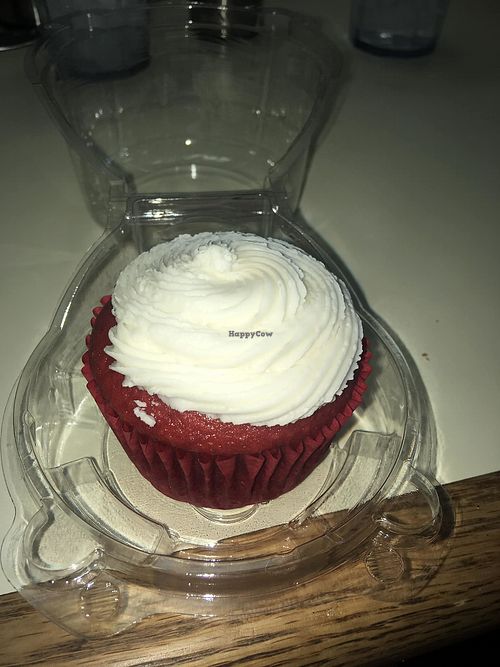 Vegan Red Velvet Cupcake at Tasty Treats and Eats in Appleton