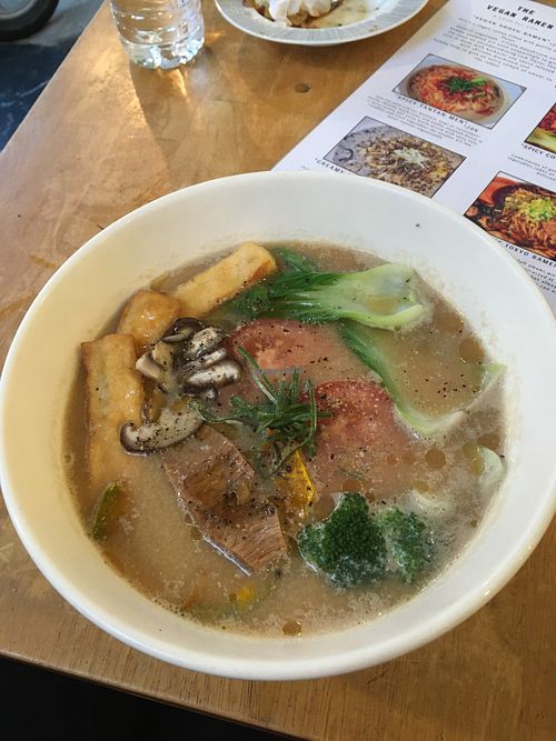 Vegan shoyu ramen  at The Vegan Ramen in Da Nang