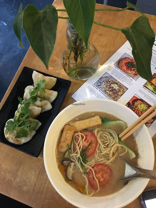 Side dumplings  at The Vegan Ramen in Da Nang