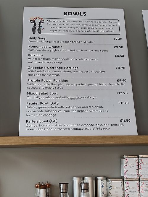  at Parlé Pantry in West London