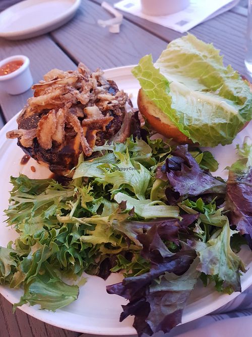 Bbq burger at Plant City in Providence