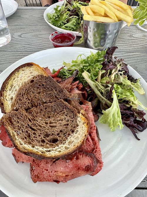 seitan reuben  at Plant City in Providence