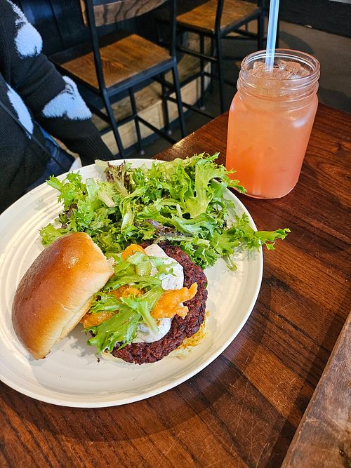 Truffle Burger at Plant City in Providence