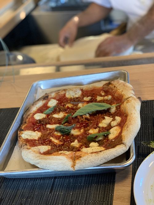 Spicy pepperoni pizza  at Plant City in Providence