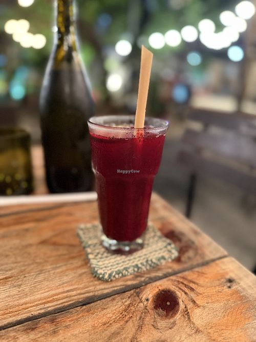 Beet carrot lime juicee  at Farm To Table in Phnom Penh