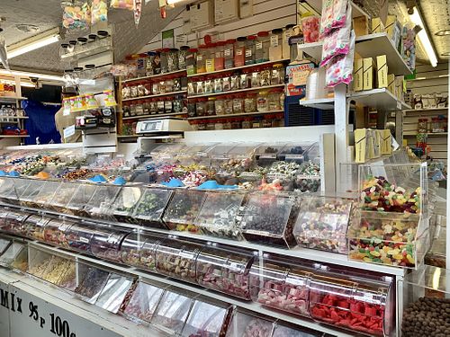 Sunny sweet shop at Sunny Sweets in Plymouth