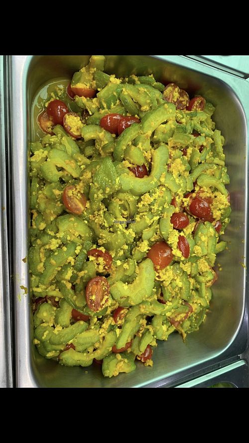 Bitter gourd! Yummy at Yifu Vegetarian in East Singapore