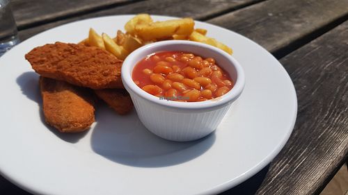 Kids meal (vg) at The Bay Hotel in Robin Hoods Bay