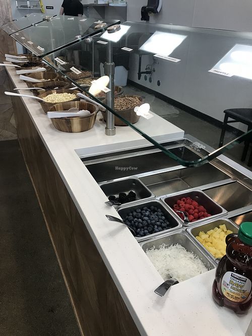 Fruit toppings at Natural Yogurt Selections in Anchorage
