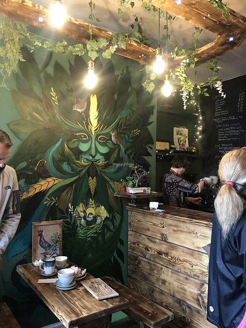 Stunning little cafe at Sacred Space in Hebden Bridge