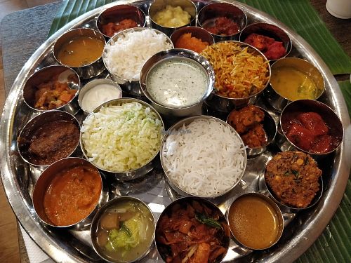 Basil’s Masala Jumbo Thali Set Meal at V'Exclusive in Central Singapore