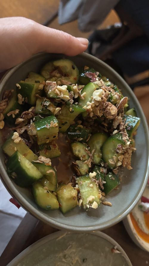 Cucumber salad.  at Ballard's in Thornbury