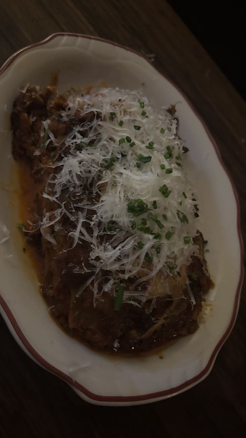 Lasagne  at Ballard's in Thornbury