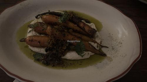 Maple glazed carrots  at Ballard's in Thornbury