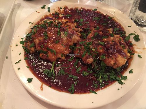 'soy'gonzola portabella mushroom at Bacio Italian Restaurante in Erdenheim