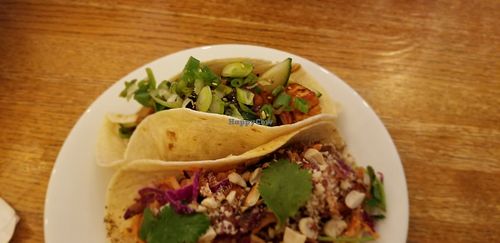 Seoul and Bangkok tacos at Foodhisattva in Cleveland Heights