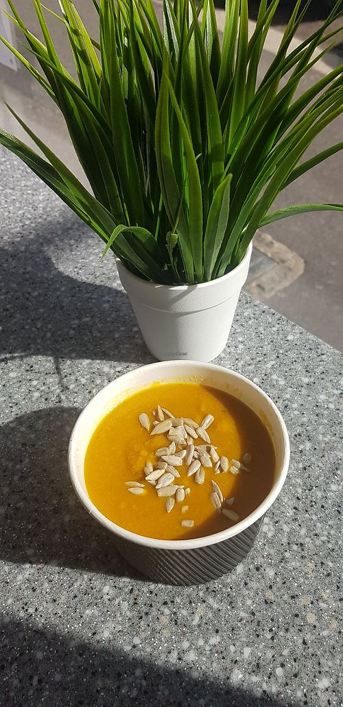 Homemade soup at miXed in Bournemouth