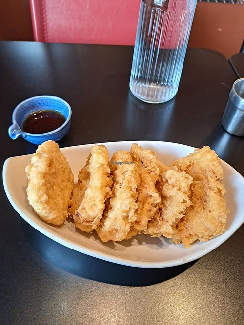 Yam tempura at Maple Sushi in Maple Ridge