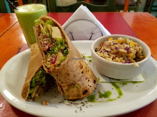 Quinoa and vegetable sandwich at Buenos Aires Verde - Gorriti in Buenos Aires