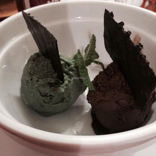 Vegan mint and chocolate ice cream ❤️ at Buenos Aires Verde - Gorriti in Buenos Aires