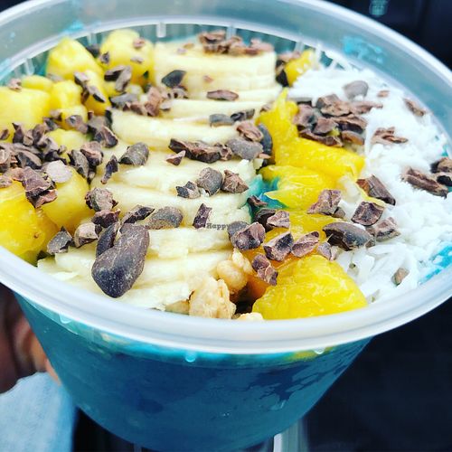 Blue bowl at Hel-THe in Tijuana