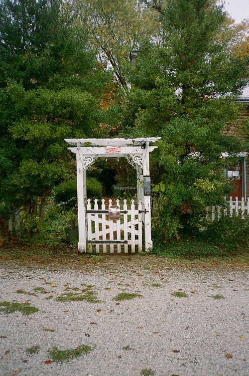 Inviting gate into the property at Old Caledonian Bed & Breakfast in Caledonia