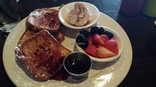 Vegan, Gluten-free french toast at Dvash in Boca Raton