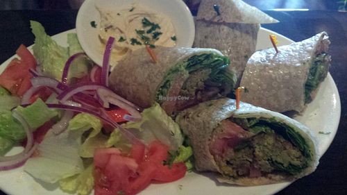 Falafel wrap at Dvash in Boca Raton