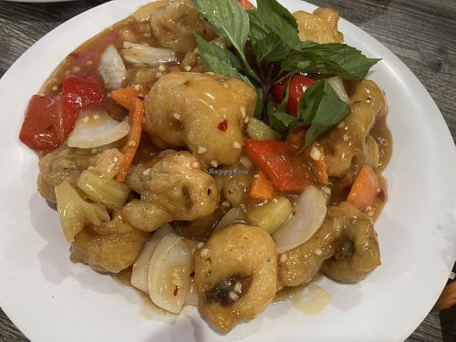 Fried mushrooms- v tasty!  at Mitasie in Lake Forest