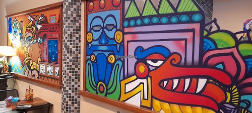 Wall art at Tipico Latino in Noumea