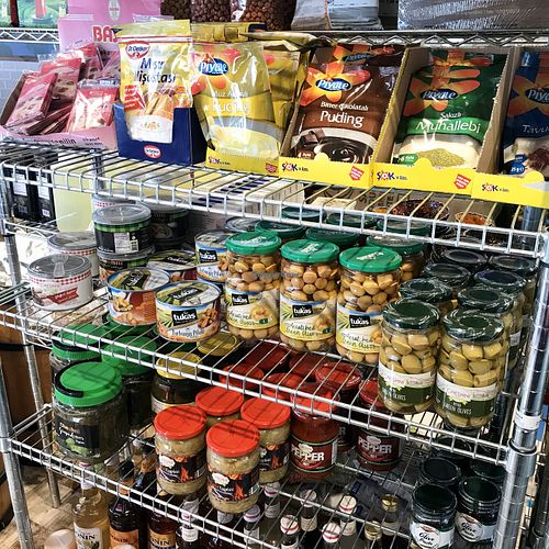 Turkish groceries inside  at Turkitch - Turkish Kitchen in Chicago