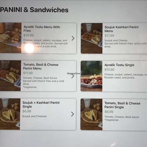 Idea of what the menu is like at Turkitch - Turkish Kitchen in Chicago