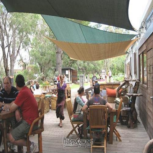 Samudra outdoor seating at Samudra Cafe in Dunsborough