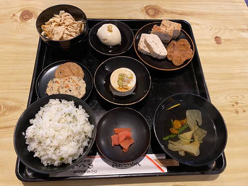 Tofu set at Noguchiya  in Takayama
