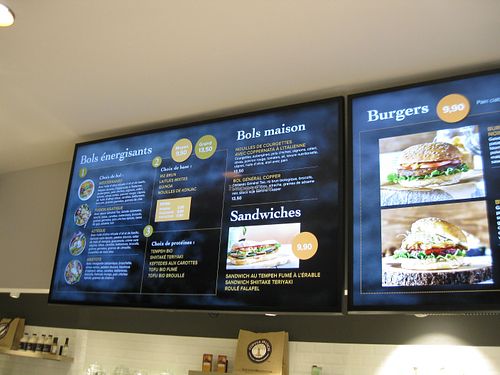 Menu (part I) at Copper Branch in Strasbourg