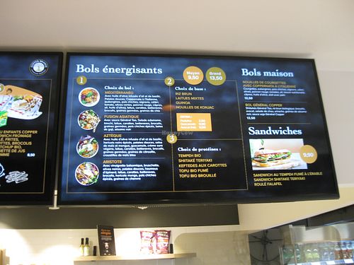 Menu (part III) at Copper Branch in Strasbourg