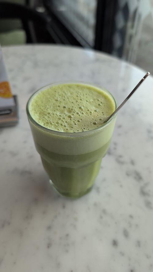 Matcha Latte with oat milk at Caffe Spettacolo in Dietikon