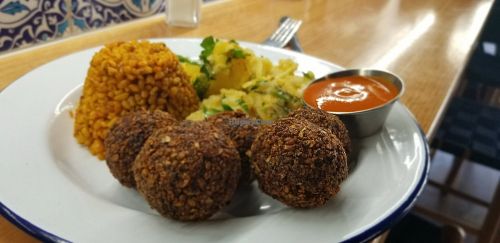 Felafel plate at Turkish Tukka in Launceston