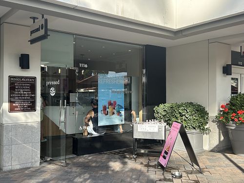 Storefront   at Pressed Juicery in Newport Beach