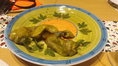 roasted peppers  at Infermento in Polignano A Mare