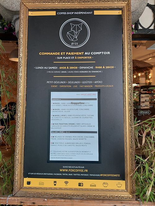 Outside at Fox in Metz