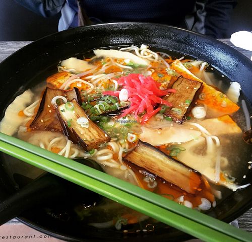 noodle soup at My Vegan in Pasadena
