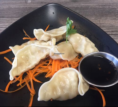 steamed vegetable dumplings  at My Vegan in Pasadena